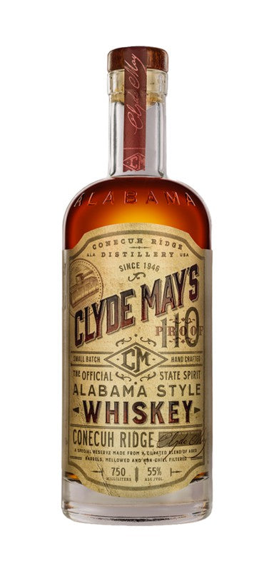 Clyde Mays Special Reserve Alabama Style Whiskey 110 proof