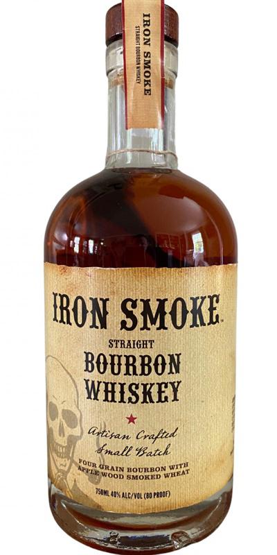 Iron Smoke Apple Wood Smoked Small Batch Bourbon Whiskey