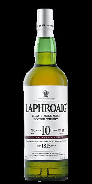 Laphroaig 10 Year Old Cask Strength Single Malt Scotch Whisky