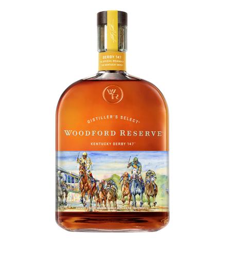 YELLOW Woodford Reserve 2021 Kentucky Derby 147 Bottle