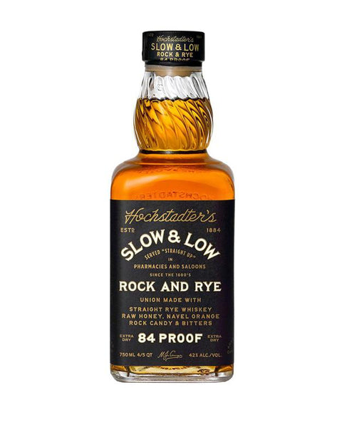 Hochstadters Slow and Low Rock and Rye 84 proof  Straight Rye Whiskey