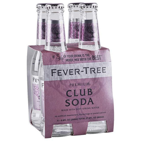 Fever treeclub soda (4pack)