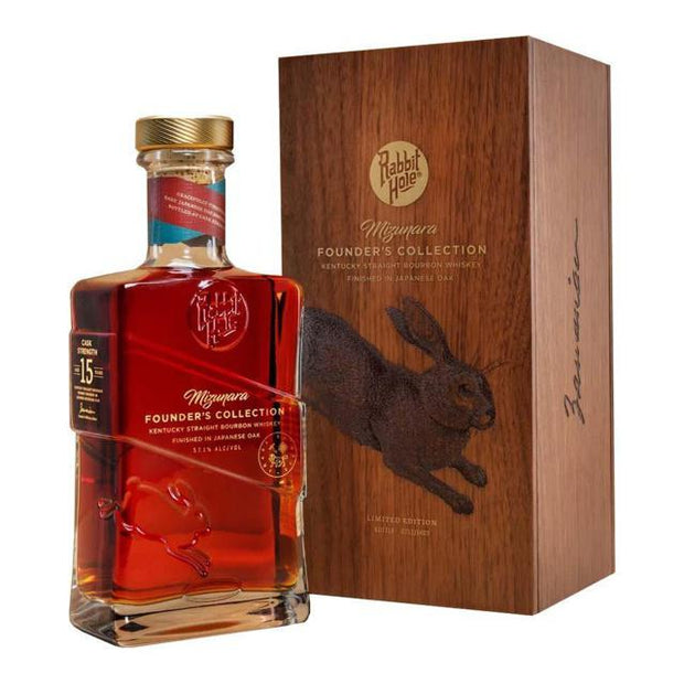 Rabbit Hole Mizunara Founders Collection Kentucky Straight Bourbon Whiskey  Cask Strength