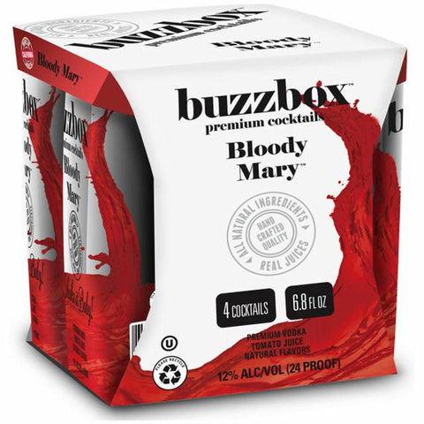 Buzzbox Premium Cocktails Bloody Mary (4 Pack)