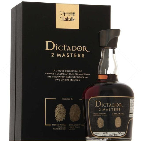 Dictador Rum 2 Masters Laballe