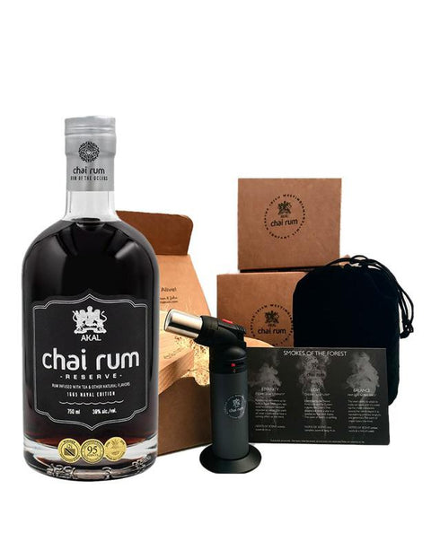 Chai Rum Gift Box Smoking Torch