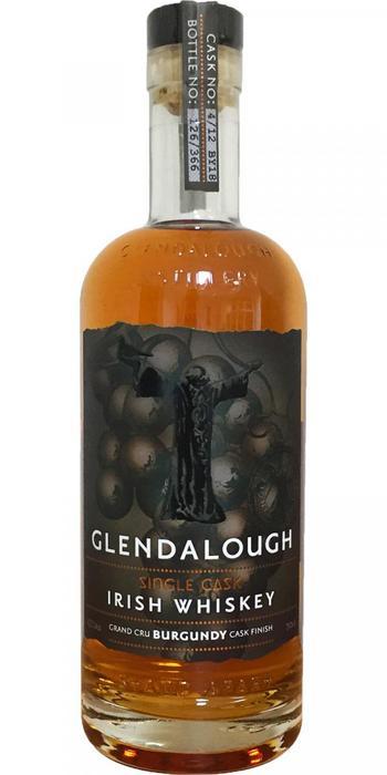 Glendalough Distillery Single Cask Irish Whiskey Grand Cru Burgundy Cask Finish 750 ml