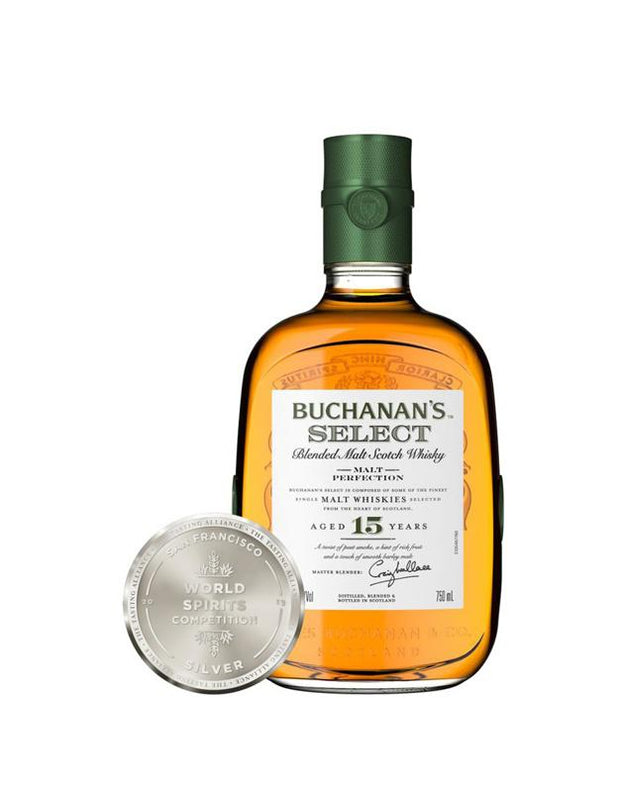 Buchanans Select 15 Years Old Blended Malt Scotch Whisky
