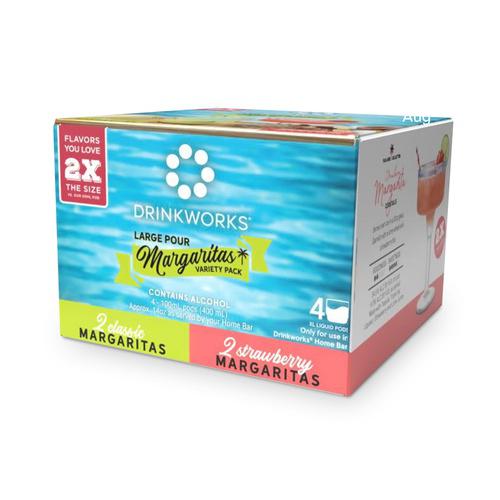 Drink Works Large Pour Margarita Variety Pack (4 Pods )