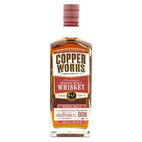 Copperworks Distilling Co American Single Malt Whiskey Taster's Club Special Release