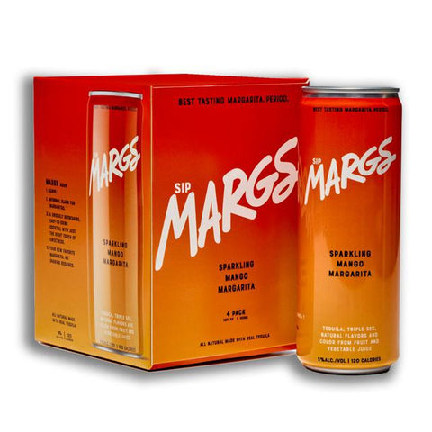 sipMARGS Sparkling Mango Margarita 4-Pack