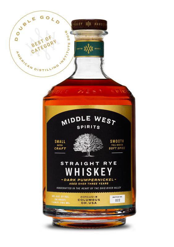 Middle West Spirits Straight Rye Dark Pumpernickel Small Batch Craft (Batch # 027)