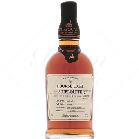 FourSquare Shibboleth Fine Barbados Exceptional Cask Selection Mark