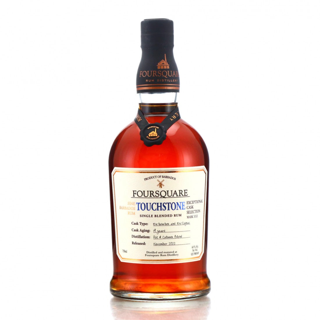 Foursquare Touchstone Single Blended Rum 750ml
