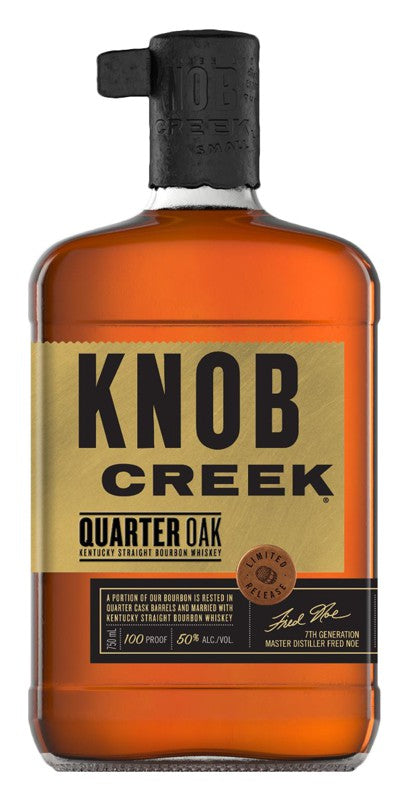Knob Creek Bourbon Quarter Oak Kentucky Straight Bourbon