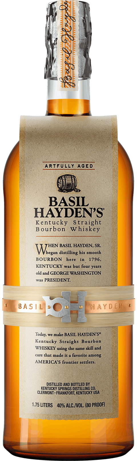 Basil Hayden Kentucky Straight Bourbon Whiskey 1.75 L