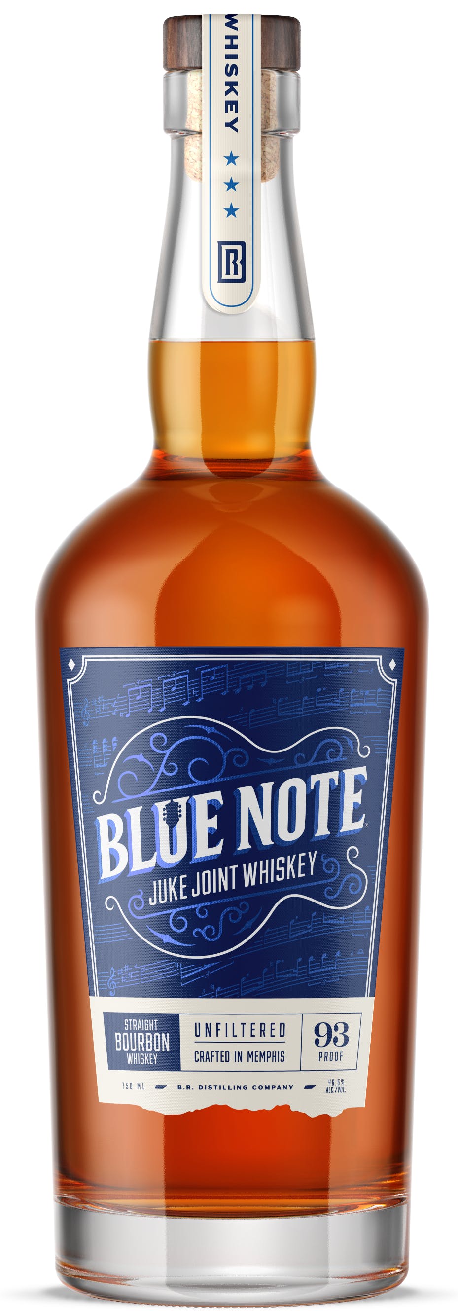 Blue Note Juke Joint Whiskey Unfiltered Crafted in Memphis Straight Bourbon 750 ml