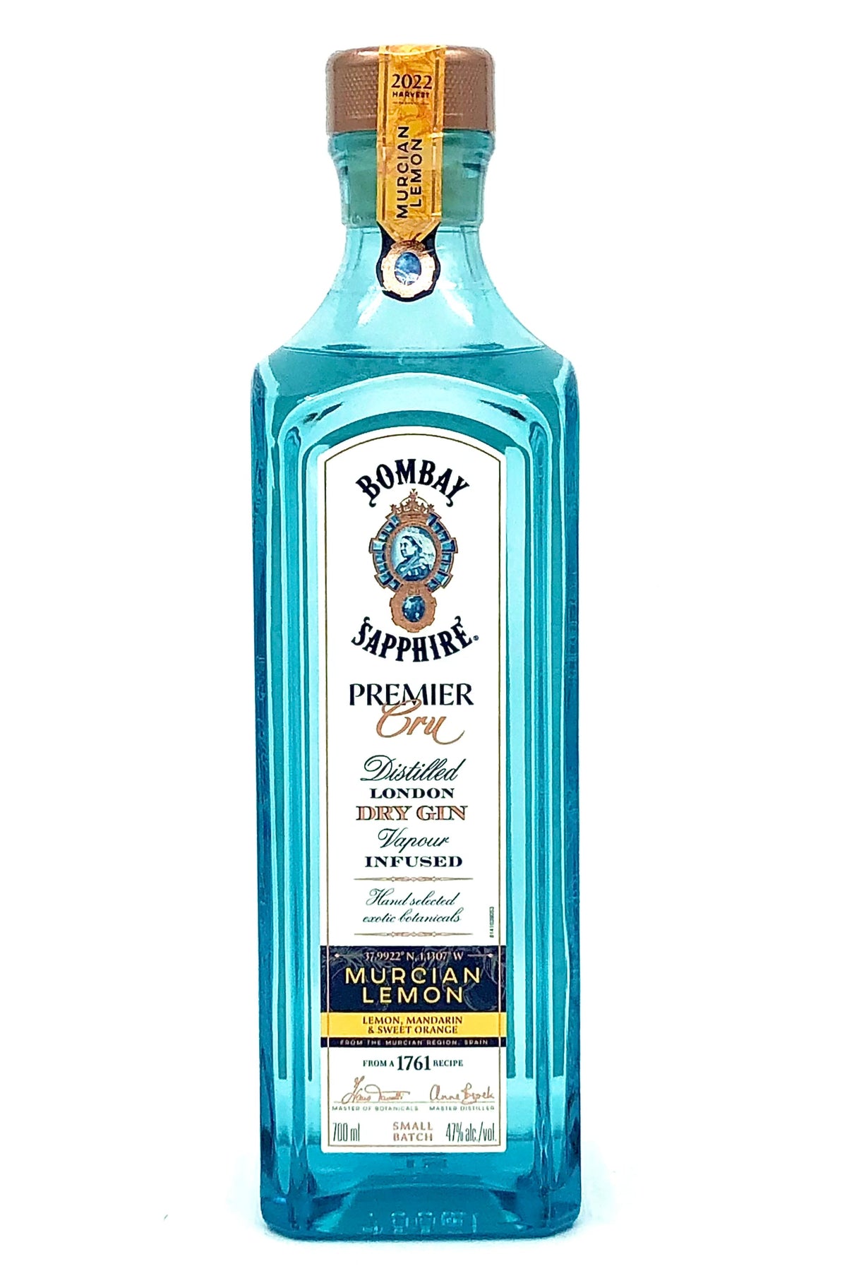 Bombay Sapphire Bombay Sapphire Murcian Lemon Distilled London Dry Gin 700ml