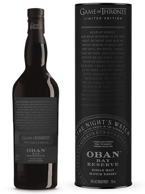 Game of Thrones The Nights Watch Oban Bay Reserve