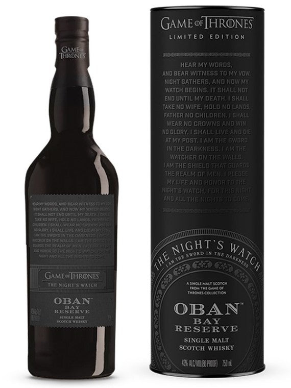 Game of Thrones The Nights Watch Oban Bay Reserve 750 ml – LiquorVerse