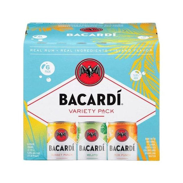 Bacardi Variety Pack 6x355ml