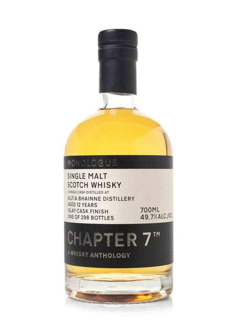 Chapter 7 Monologue Single Malt Scotch ALLT_A BHAINNE Islay Cask Finish