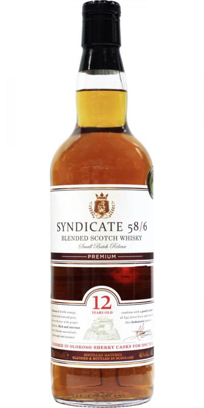 Syndicate 58/6 Blended Scotch Whiskey