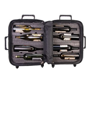 VinGardeValise Petite 03 Wine Suitcase (Silver)
