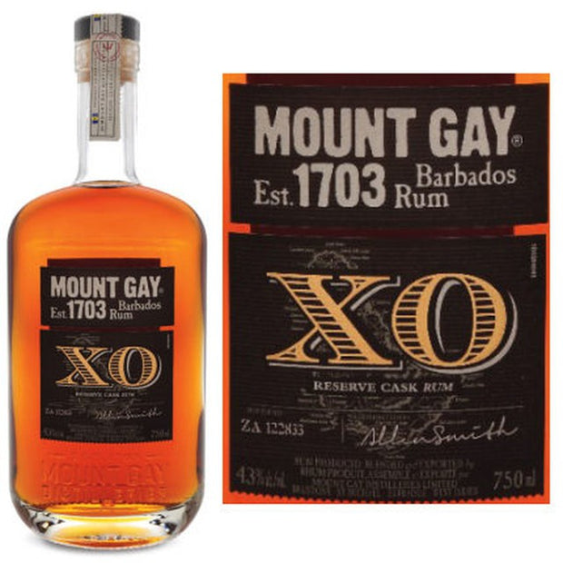 Mount Gay Triple Cask Blend extra old Gold XO Reserve Cask