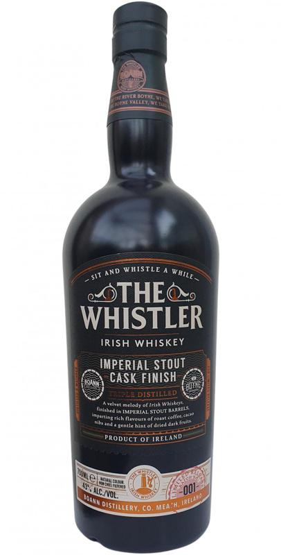 The Whistler Irish Whiskey Imperial Stout Triple Distilled