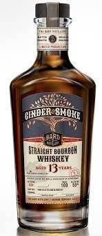 The Bard Distillery Cinder & Smoke 13 Year Straight Bourbon Whiskey