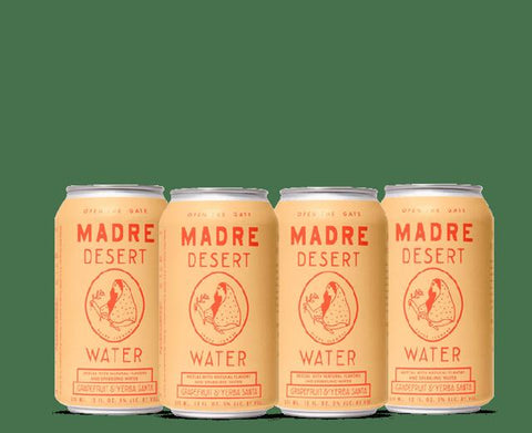 Madre Desert Water Madre Mezcal Grapefruit & Yerba Santa (4 Pack) 355 ML