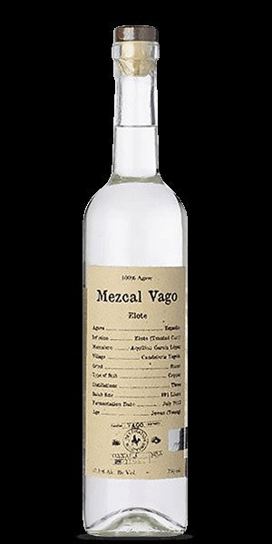 VAGO Elote Mezcal Aquilino natural label