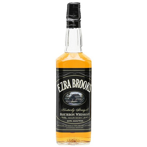 Ezra Brooks Bourbon Whiskey Mash Black