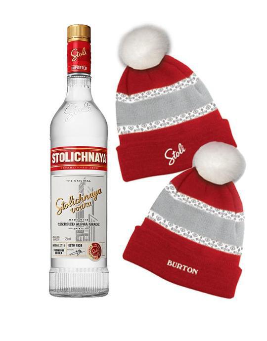 Stoli Premium with Burton Hat