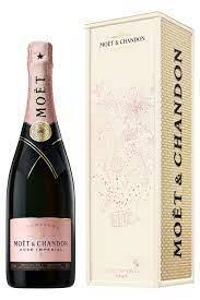 Moet & Chandon Champagne Rose Imperial Brut with Metal Box