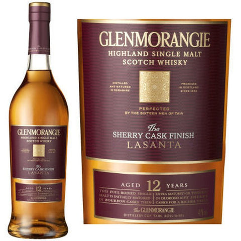 Glenmorangie lasanta 12 Year sherry cask