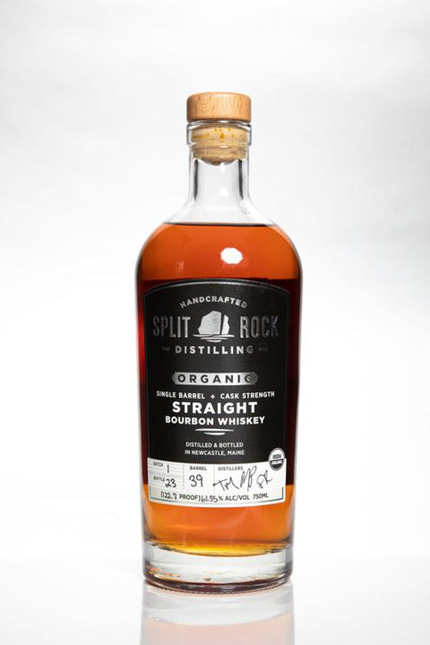 Organic Single Barrel Cask Strength Straight Bourbon WHiskey