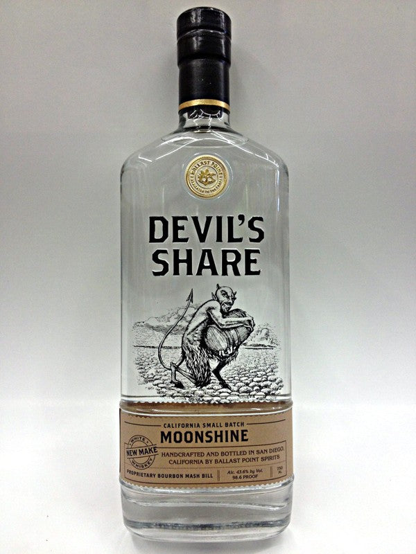 Cutwater spirits Devils Share Moonshine