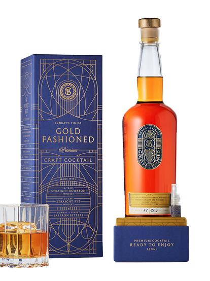 Gold Fashioned Premium Craft Cocktail