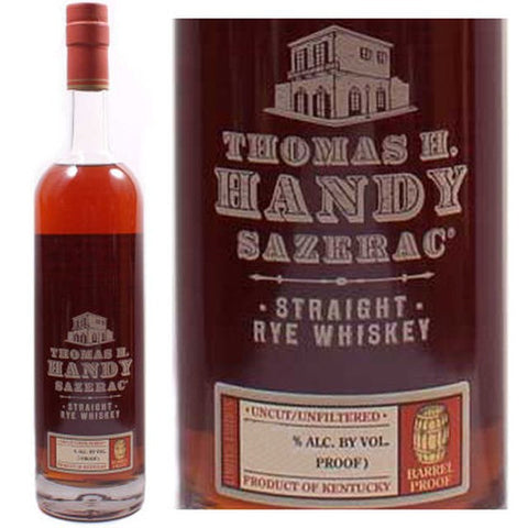 Thomas H Handy Sazerac straight Rye Whiskey 2020