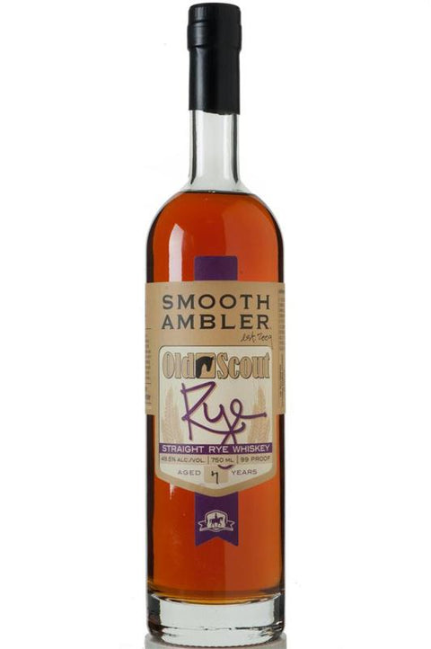 Old Scout Single Barrel Cask Strength Straight Rye 4 Yr