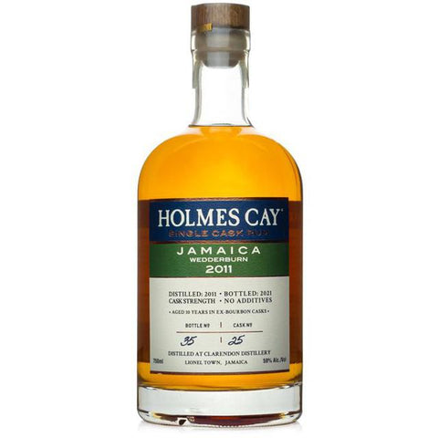 Holmes Cay Single Cask Rum Jamaica Wedderburn Cask Strength