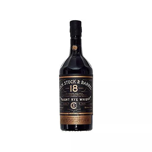 Lock Stock and Barrel 18 Year Old Straight Rye - 750ml