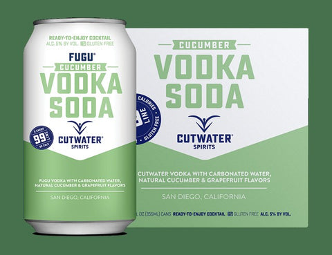 Cutwater Lime vodka soda 4 pack cans