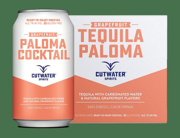 Cutwater Grapefruit tequila paloma 4 pack cans