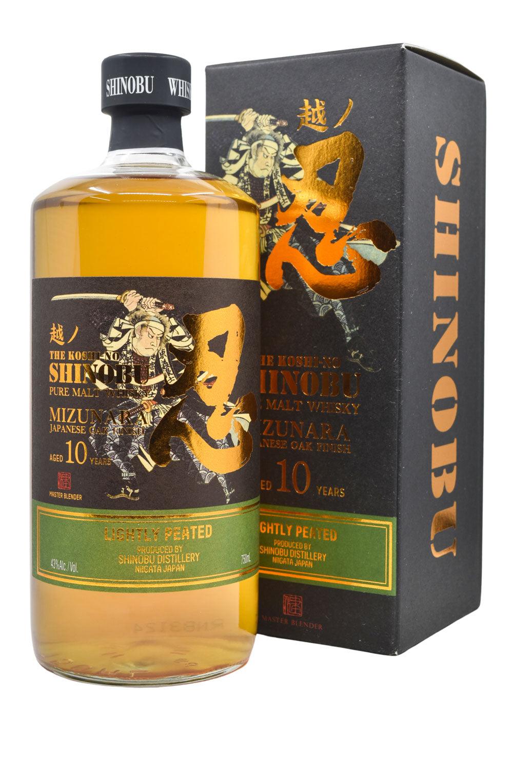 The Koshi-No Shinobu Pure Malt Mizunara 10 year 750ml