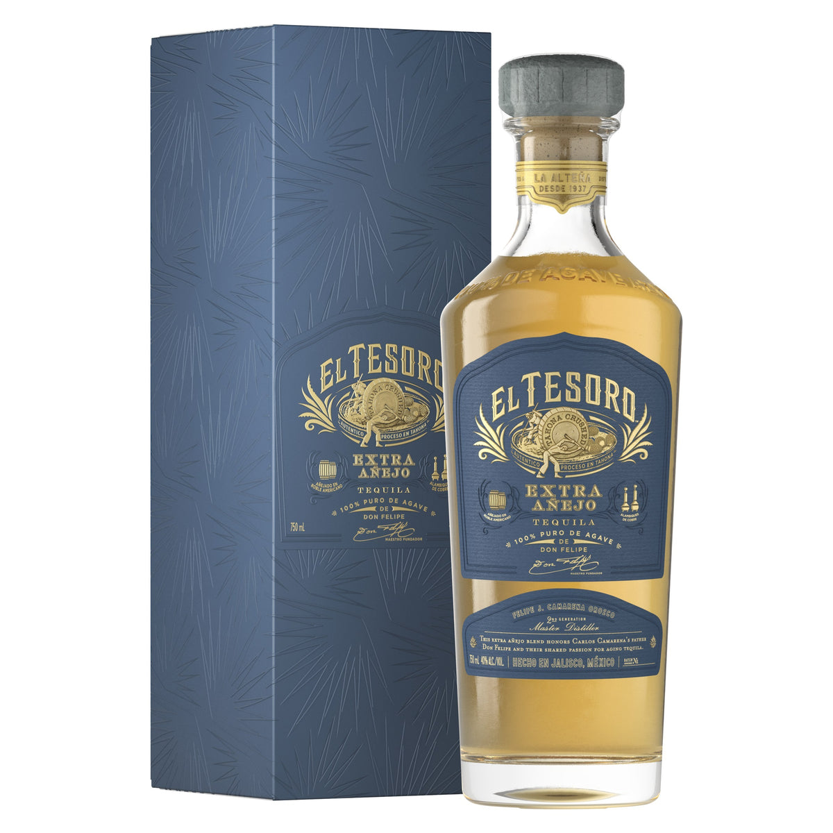 El Tesoro Extra Anejo Tequila 750 ml