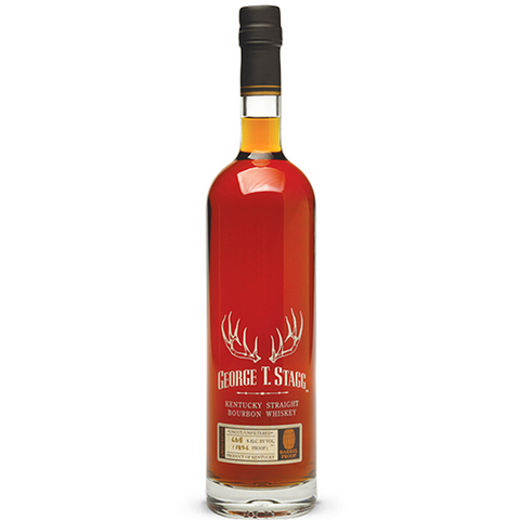 George T Stagg uncut Barrel Proof Bourbon Whiskey 750 ml