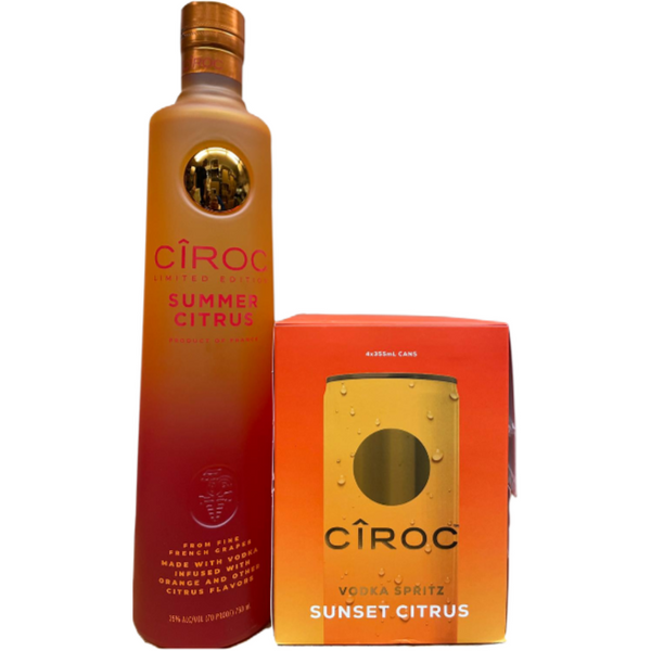Groovy Baby Beverage Summer Citrus Vodka (4 Pack) 12 FL
